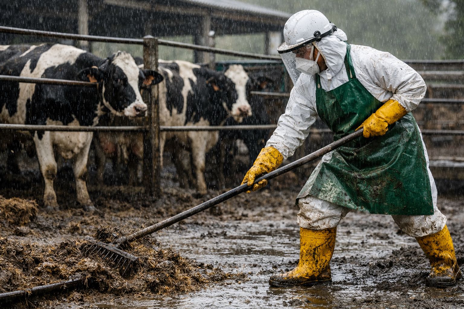 insalubridade por limpeza de curral