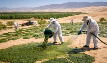 China transforma deserto em solo fértil em apenas 10 meses usando bactérias ancestrais