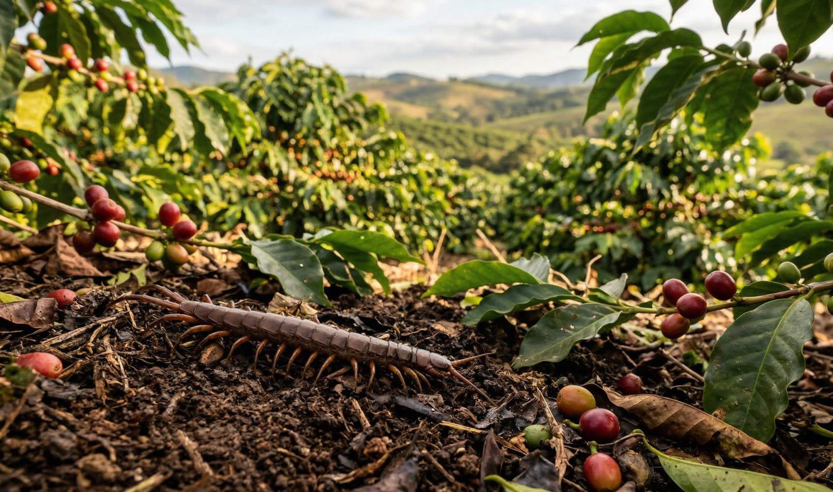 Centopeia no café é praga? Saiba como identificar e as melhores formas de controle