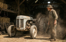 Trator de 1948 volta ao campo
