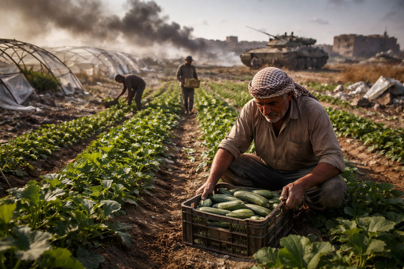 agricultores oriente medio