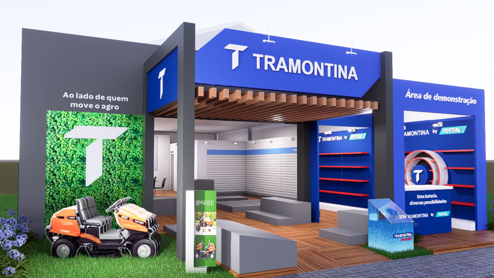 estande da tramontina na expodireto cotrijal