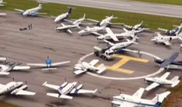 Show Safra MT exibe aeronaves milionárias de R$ 310 mi; veja o vídeo