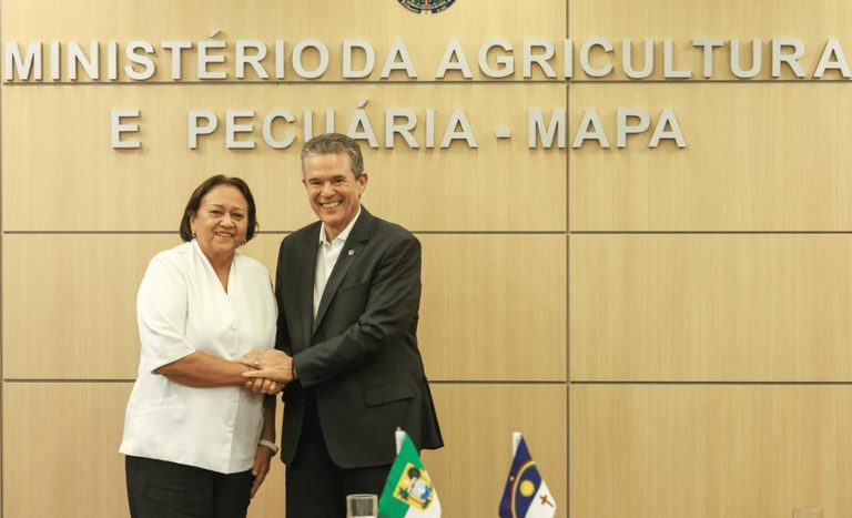 Ministro André de Paula e governadora do RN dialogam sobre o desenvolvimento da agropecuária estadual