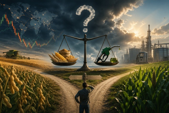 Incerteza, preços das commodities e o debate food vs fuel