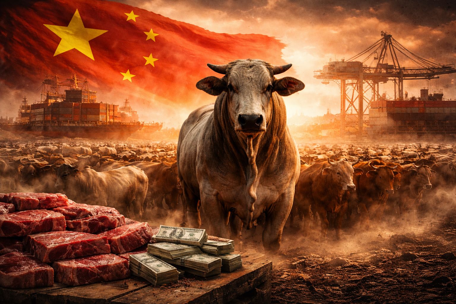 COTA CHINESA BOI GORDO PECUARIA