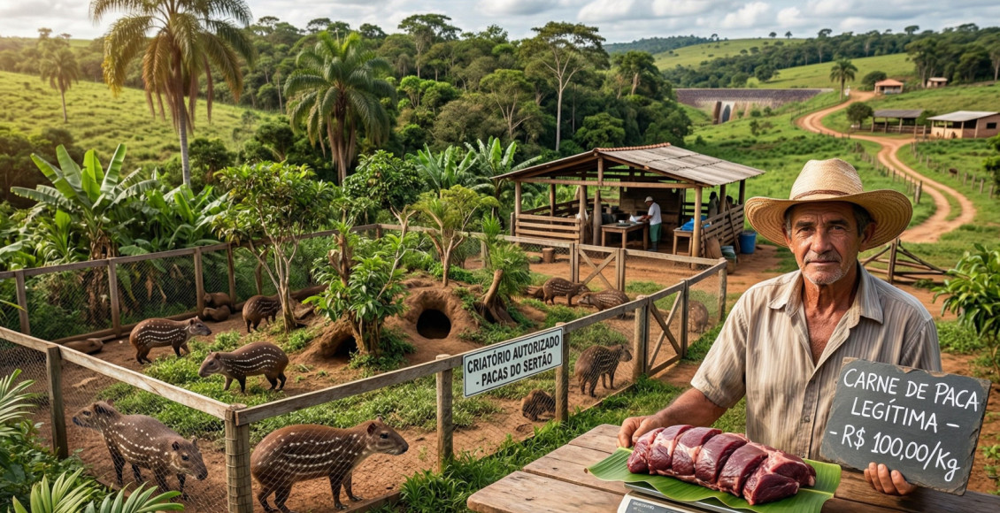 Criação de Pacas: Como lucrar com a carne que chega a R$ 100,00 por quilo