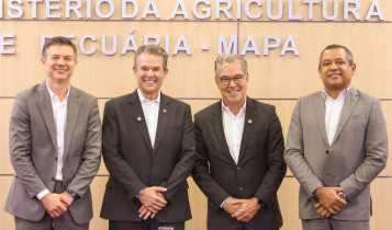 Mapa reforça parceria com ApexBrasil em reunião institucional com novo presidente da agência