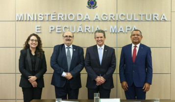 Ministro André de Paula se reúne com presidente da Sociedade Rural Brasileira para fortalecer diálogo com o setor