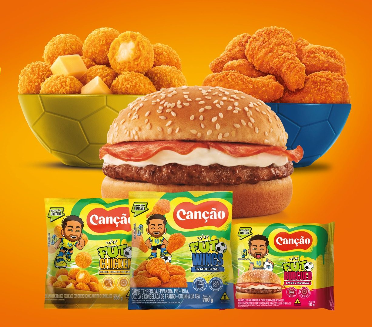 Canção vai à APRAS com lançamento de produtos e embalagens inspirados na Copa