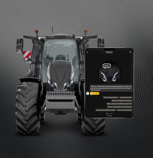 Agrishow 2026: Valtra apresenta o “Talking Tractor”, máquina que interage com o produtor por voz e texto