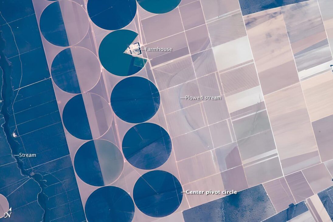 pivo de irrigacao na bahia NASA