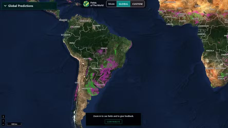 Nova ferramenta utiliza inteligência artificial para mapeamento global da agricultura