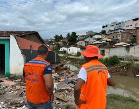 Mais de 9,5 mil pessoas estão desabrigadas ou desalojadas após temporais em Pernambuco