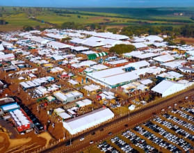 drone visao aerea da agrishow 2026