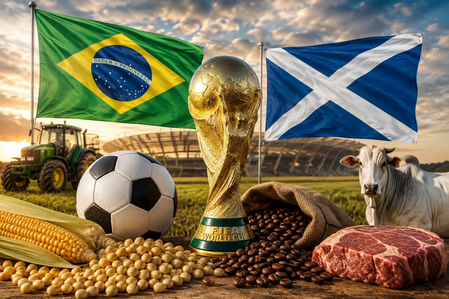 BRASIL E ESCOCIA NA COPA DO MUNDO