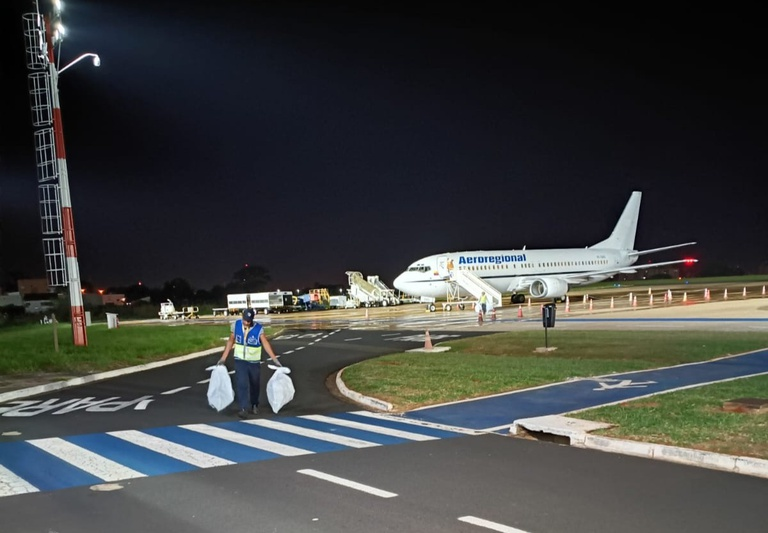 Aeroporto de São José do Rio Preto recebe estrutura alfandegária temporária para jogos da Libertadores