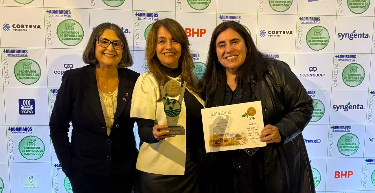 Agência Embrapa de Notícias é tricampeã do prêmio + Admirados da Imprensa