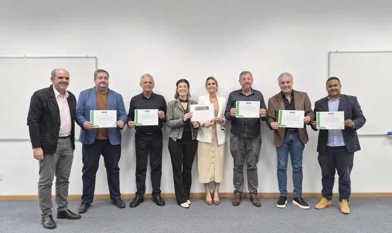 Mapa entrega certificados do Sisbi-POA a municípios do Norte de Santa Catarina